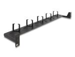 Delock 19″ LWL Rangierpanel 1 HE schwarz