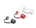 Delock Staubschutz für RJ45 Stecker mit Befestigungsclip 50er Set farbig