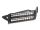 Delock 19″ Keystone Patchpanel 48 Port mit Entlastungsschiene 2 HE gewinkelt schwarz