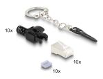 Delock RJ45 Modularer Stecker Cat.6A verschließbar...
