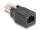 Delock Adapter RJ50 Stecker zu Buchse Belegung 1:1 schwarz