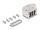 Delock Gehäuse für D-Sub 9 Pin Stecker / Buchse mit Metallhalterung 90° gewinkelt Zinklegierung