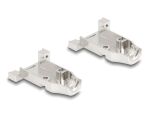 Delock Gehäuse für D-Sub 9 Pin Stecker / Buchse mit Zugentlastung Zinklegierung