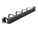 Delock 19″ Kabelmanagement Bürstenleiste mit 4...