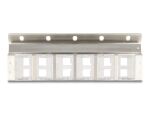 Delock Keystone Halterung 12 Port neigbar für 10″ oder 19″ Rack und Wandmontage