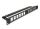 Delock 19″ Keystone Patchpanel 24 Port gewinkelt mit Entlastungsschiene schwarz