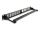 Delock 19″ Keystone Patchpanel 24 Port gewinkelt mit Entlastungsschiene schwarz
