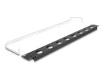 Delock 19″ D-Typ Patchpanel mit Entlastungsschiene 8 Port 1 HE schwarz