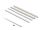 Delock 19″ D-Typ Patchpanel mit Entlastungsschiene 8 Port 1 HE schwarz