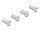 Delock D-Typ RJ45 Einbaubuchse / Kupplung Cat.6A STP Metall