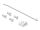 Delock D-Typ RJ45 Einbaubuchse mit LSA Anschluss Cat.6A STP Metall