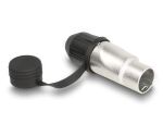 RJ45 Modularer Stecker feldkonfektionierbar Cat.6A mit robusten Kabelsteckergehäuse und Schutzkappe passend für die Delock Durchführungskupplungen 67061 und 67062 IP66 staub- und wasserdicht