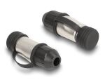 RJ45 Modularer Stecker feldkonfektionierbar Cat.6A mit robusten Kabelsteckergehäuse und Schutzkappe passend für die Delock Durchführungskupplungen 67061 und 67062 IP66 staub- und wasserdicht