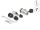 RJ45 Modularer Stecker feldkonfektionierbar Cat.6A mit robusten Kabelsteckergehäuse und Schutzkappe passend für die Delock Durchführungskupplungen 67061 und 67062 IP66 staub- und wasserdicht