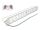 Delock 19″ Keystone Patchpanel mit 24 neigbaren Ports und Entlastungsschiene