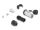 RJ45 Modularer Stecker Cat.6A zur Eigenmontage mit robusten Kabelsteckergehäuse und Schutzkappe passend für die Delock Durchführungskupplungen 67061 und 67062 IP66 staub- und wasserdicht