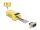 Delock D-Sub 9 Pin Stecker zu RJ12 Buchse Montagesatz gelb