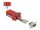 Delock D-Sub 9 Pin Buchse zu RJ12 Buchse Montagesatz rot