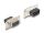 Delock D-Sub 9 Pin Buchse zu RJ12 Buchse Montagesatz rot