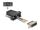 Delock D-Sub 15 Pin Stecker zu RJ12 Buchse Montagesatz schwarz