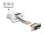 Delock D-Sub 15 Pin Stecker zu RJ12 Buchse Montagesatz weiß