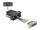 Delock D-Sub 15 Pin Buchse zu RJ12 Buchse Montagesatz schwarz