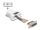 Delock D-Sub 15 Pin Buchse zu RJ12 Buchse Montagesatz weiß