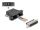Delock D-Sub 25 Pin Stecker zu RJ12 Buchse Montagesatz schwarz