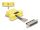 Delock D-Sub 25 Pin Buchse zu RJ12 Buchse Montagesatz gelb