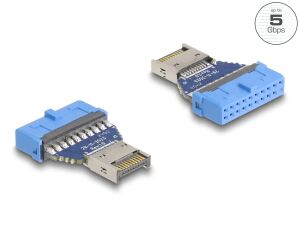Delock USB 5 Gbps Adapter Pfostenbuchse zu intern USB Typ-E Key A Stecker