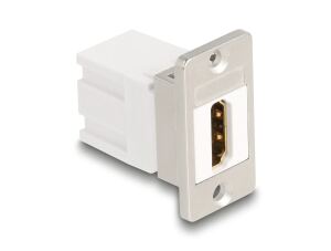 Delock Panel Mount HDMI Buchse zu Buchse 8K 60 Hz konisch