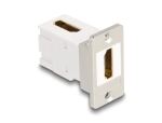 Delock Panel Mount HDMI Buchse zu Buchse 90° gewinkelt 8K 60 Hz konisch