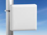 Delock WiFi 5800 MHz Antenne N Buchse 15 dBi direktional Wand- und Mastmontage outdoor weiß