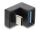 Delock Adapter 10 Gbps USB Type-C™ Stecker zu USB Typ-A Buchse, U-Form