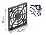 Delock Lüftergitter 40 x 40 mm Kunststoff schwarz