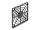 Delock Lüftergitter 60 x 60 mm Kunststoff schwarz