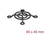 Delock Lüftergitter 40 x 40 mm schwarz