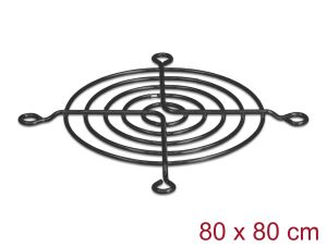 Delock Lüftergitter 80 x 80 mm schwarz