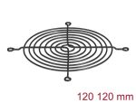 Delock Lüftergitter 120 x 120 mm schwarz