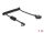 Delock D-Tap Spiralkabel zu DC 5,5 x 2,1 mm Stecker mit Ferritkern 1 m