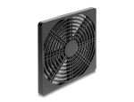Delock Lüftergitter mit Staubfilter 135 x 135 mm schwarz