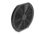 Delock Lüftergitter mit Staubfilter rund 172 x 150 mm schwarz