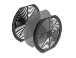 Delock Lüftergitter mit Staubfilter rund 172 x 150 mm schwarz