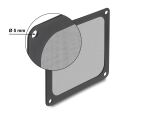 Delock Lüftergitter mit Staubfilter magnetisch für PC-Gehäuse 120 x 120 mm schwarz