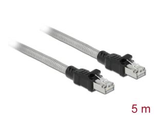 Delock RJ45 Kabel Cat.6A U/FTP mit Metallmantel 5 m