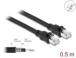 Delock Netzwerkkabel RJ45 Cat.6A F/UTP mit innerem...