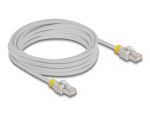 Delock Netzwerkkabel RJ45 Cat.6A S/FTP mit farbigen Clips...