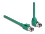 Delock RJ45 Netzwerkkabel PROFINET SF/UTP 90° gewinkelt 3 m grün