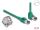 Delock RJ45 Netzwerkkabel PROFINET SF/UTP 90° gewinkelt 3 m grün