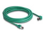 Delock RJ45 Netzwerkkabel PROFINET SF/UTP 90° gewinkelt 5 m grün